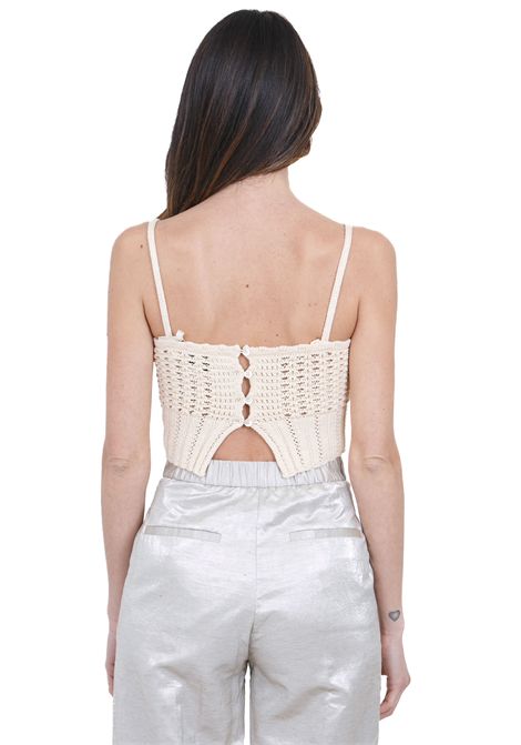 TOP CORTO CANOTTA IN MAGLIA FORTE FORTE | Top | 14938MYKNIT0013